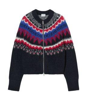 Closed Cropped Zip Cardigan Vesten Multicolor C96423-94c-jc