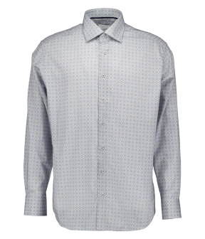 Eterna  Lange Mouw Overhemden Blauw 1067 X18k