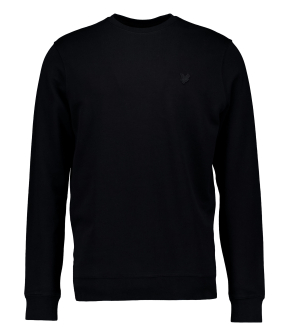 Lyle&scott Superfine Crew Neck Sweaters Zwart Ml2255ton
