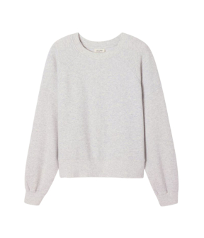 American Vintage Atubay Sweaters Lichtgrijs Atu03be26