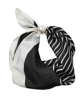 Co Couture Pearlcc Sjaals Zwart 39069 Black Stripe