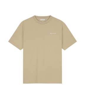 Olaf Taped Monogram Ss Tee T-shirts Khaki M240113