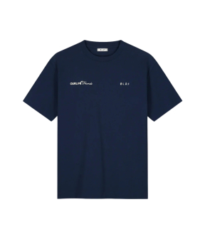Olaf Script Friends Boxy Tee T-shirts Donkerblauw M240116