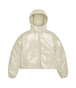 Rains Lohja Short Insulated Regenjas Creme 15780