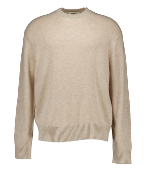 Olaf Essential Knitted Crewneck Sweaters Beige M240701