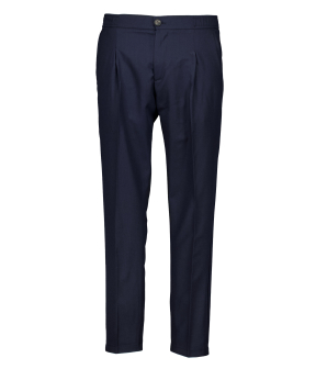 Duquezzi Wool Blend Trousers Pantalons Donkerblauw Dqa30026007
