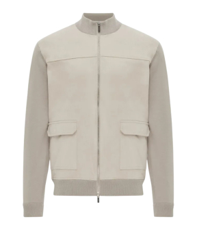 Gentiluomo Jacket Zip Ls Jackets Beige K4173-263