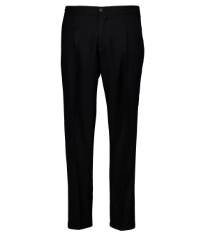 Duquezzi Wool Blend Trousers Pantalons Zwart Dqa30026007