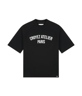 Croyez Raglan T-shirt T-shirts Zwart Crb20026005