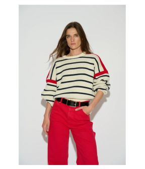 Bad Habits Ss26rpubadh Truien Rood Rafaela