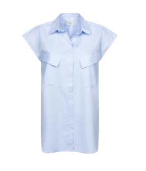 Âme Antwerp Nisrine Blouses Lichtblauw Nisrine