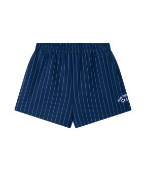 Alix The Label Ladies Woven Clean Striped Shorts Shorts Donkerblauw 2602159550