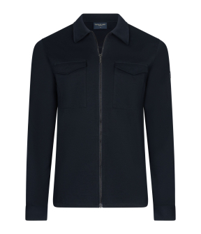 Cavallaro Zerino Overshirt Overshirts Donkerblauw 123261012