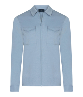 Cavallaro Zaverio Overshirt Overshirts Lichtblauw 123261014