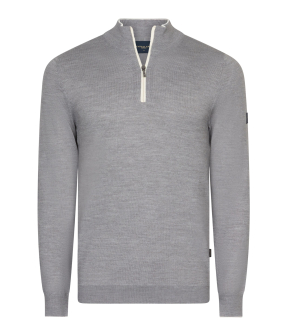 Cavallaro Fontanio Half Zip Pullover Pullovers Grijs 118261014
