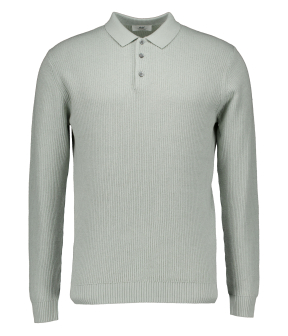 Gentiluomo Polo 3 Buttons Ls Polos Lichtgroen K4166-274