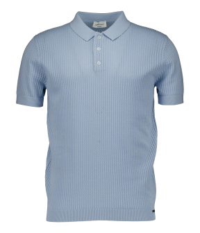 Gentiluomo Polo 3 Buttons Ss Polos Lichtblauw K4219-282
