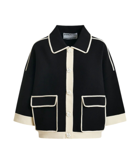 Essentiel Antwerp Knit Cardigan Vesten Zwart Jugly