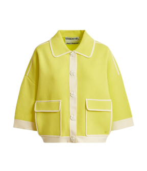 Essentiel Antwerp Knit Cardigan Vesten Geel Jugly