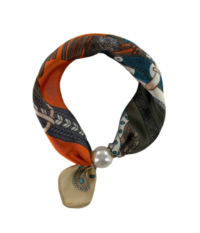 Tim &  Simonsen Chloe Scarf W. Magnetic Pearl Sjaals Multicolor Tsj467 Multi 1