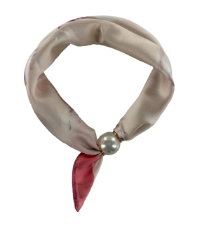 Tim &  Simonsen Chloe Scarf W. Magnetic Pearl Sjaals Lichtroze Tsj467 Magnolia