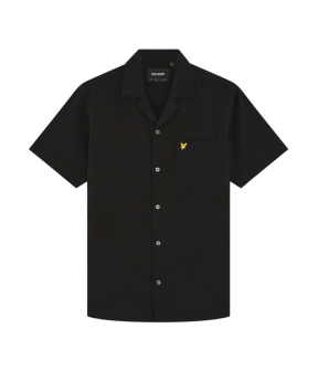 Lyle&scott Sw2409v Korte Mouw Overhemden Zwart Sw2409v