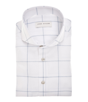 John Miller Overhemd Tailored Fit N  Wit 5142666
