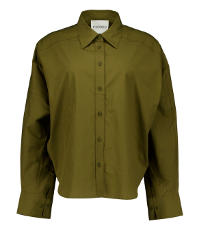 Closed Gathered Shirt Blouses Olijf C94564-252-22