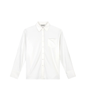 Olaf Drapey Asymmetric Shirt Blouses Wit W240306