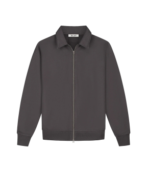 Olaf Essential Zip Up Polo Polos Grijs M240208