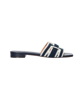Bibi Lou Mules Planas Slippers Donkerblauw 670z87vk