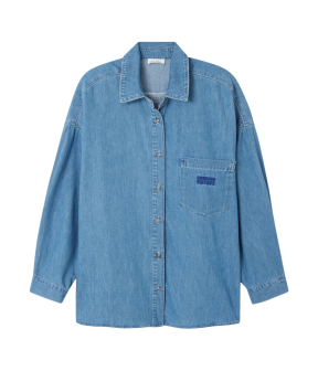 American Vintage Izeway Blouses Blauw Ize06ae26