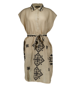 Greek Archaic Kori 2143140 Jurken Beige S26k-2143140