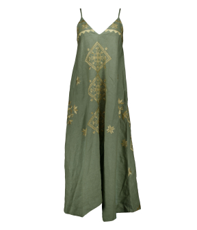 Greek Archaic Kori 2143063 Jurken Groen S26k-2143063