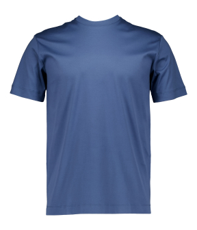 Valenza Interlock Supima T-shirts Blauw 1001