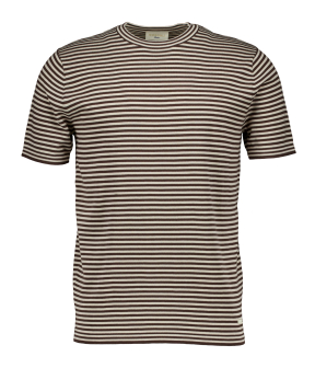 Seven Dials Weaving T-shirts Donkerbruin Sdl26106hu27