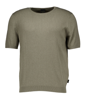 Bugatti Herren T-shirt 1/2 Arm T-shirts Groen 7200-15552e