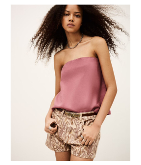 Ba&sh Bustier Deborah Tops Roze 1e26debo