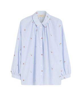 Max Mara Weekend Wkdbutterfly Blouses Lichtblauw 2615111042600