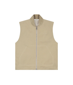 Olaf Zip Up Workwear Gilet Gilets Beige M240502