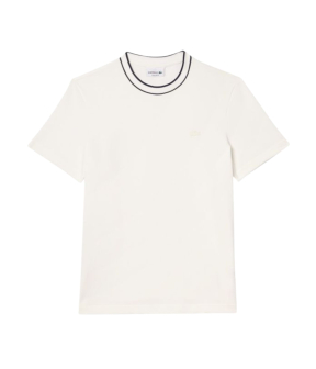 Lacoste 1ht1 Men's Tee-shirt T-shirts Ecru Th8174-61