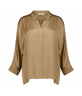 Mo.née G057c Blouses Lichtbruin G057c