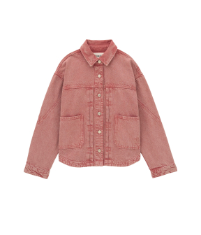 Ba&sh Runo Spijkerjassen Roze 1e26runo