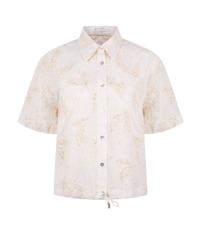 Nukus Leonora Blouse  Zand Nks02124