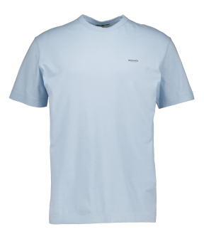 Woolrich Cotton Logo T-shirts Lichtblauw Cfwote2012mrut5334