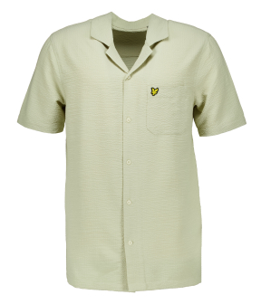 Lyle&scott Sw2409v Korte Mouw Overhemden Lichtgroen Sw2409v