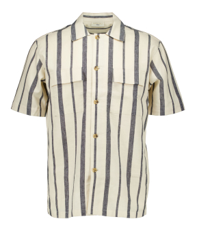 Seven Dials Finley Korte Mouw Overhemden Donkerblauw Sdl26113cr60