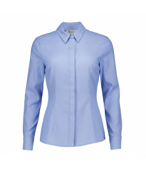 Mo.née Ec649 Blouses Lichtblauw Ec649