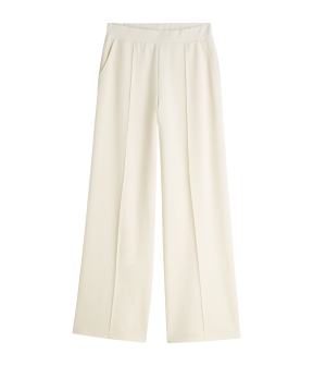 Summum Trouser Soft Scuba  Ecru 4s2921-30606