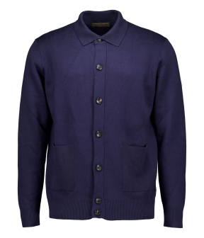 Filippo De Laurentiis Camicia Ml Vesten Donkerblauw Ca1mlt Su12d